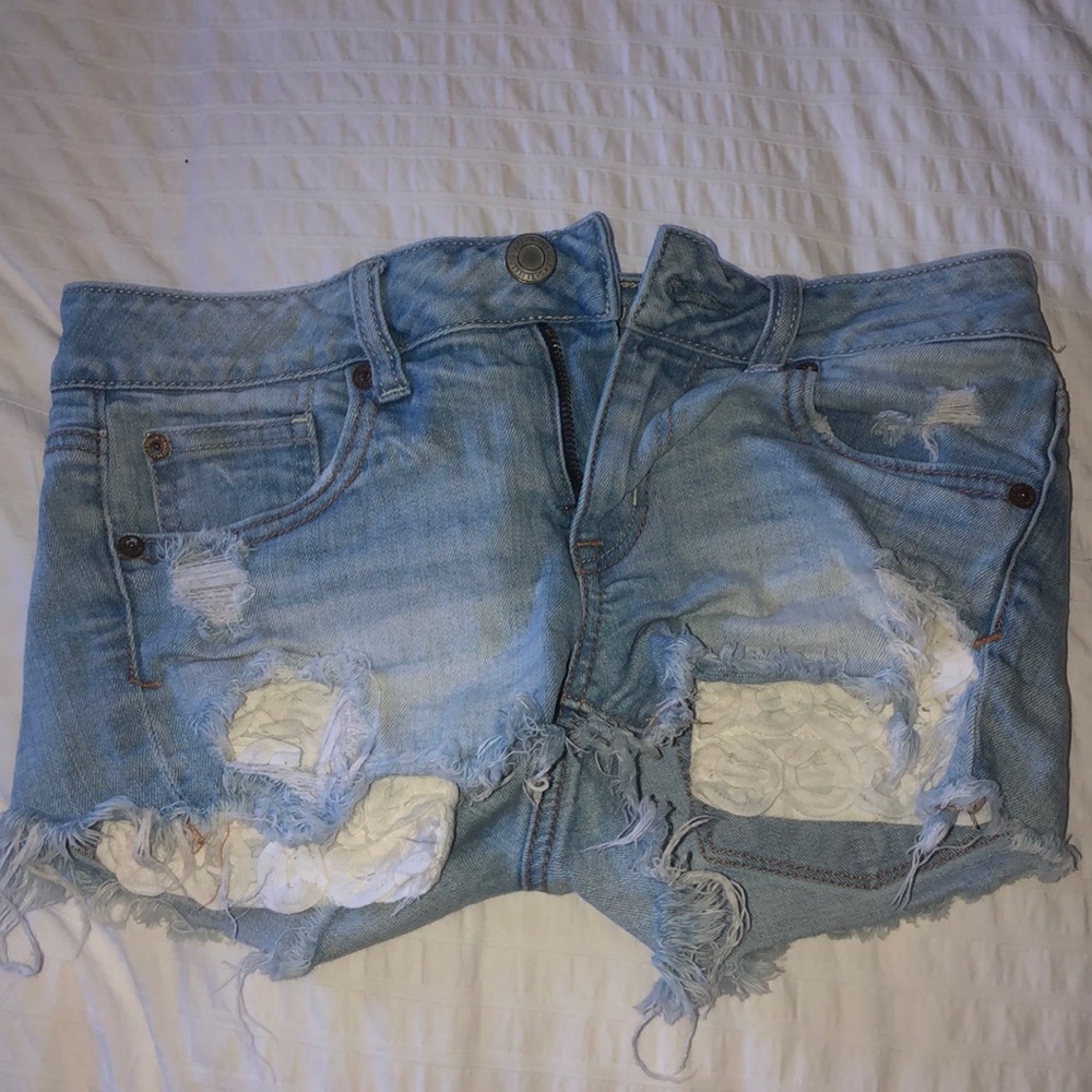 American eagle shortie shorts